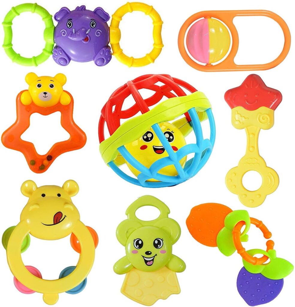 Baby Sensory Rattle Toy Set