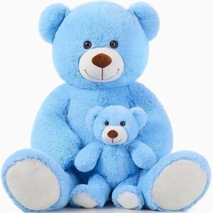 Breathing Motion Interactive Teddy Bear - Blue