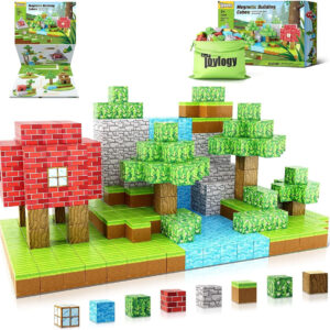 Magnetic Building Blocks  MineCrafter Edition - 48 Cubes