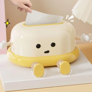 Cute Charming Eye Tissue Holder Box - Set of 1