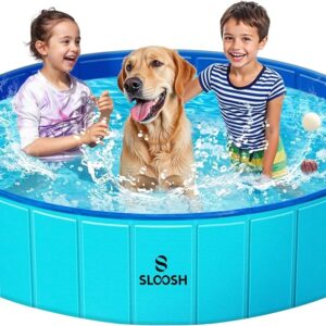 Non-Slip Splash Round Pool - Blue