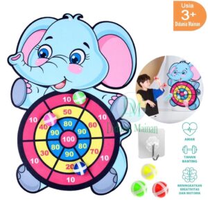 Large Dart Board Set - Elephant
