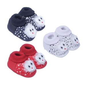 Elastic Cuffs Baby Shoes Set of 2 - 0-1 Year