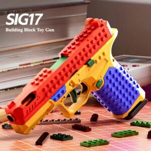 Building Block Shell-Ejecting Soft Bullet Toy Gun