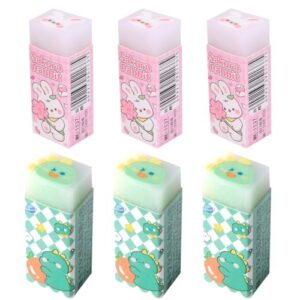 6Pcs Premium Eraser Set