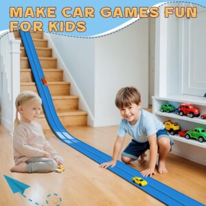 15 ft Flexible Double-Sided Racetrack Toy - Blue