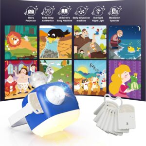 Bluetooth Storybook Projector & Nightlight for Kids - Blue
