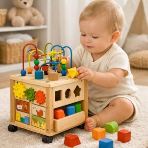 Montessori Activity Cube Toy 8 in 1