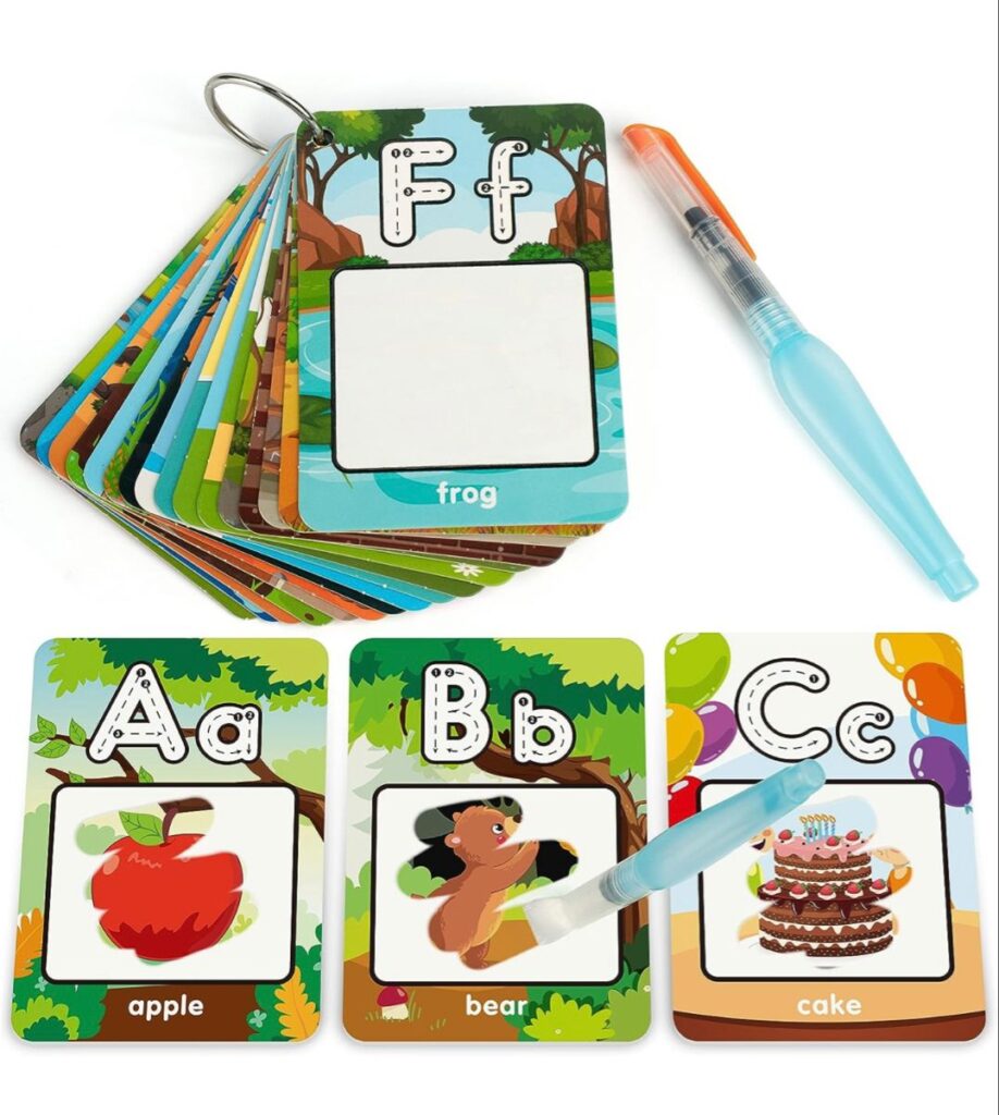 Alphabet Water Coloring Cards