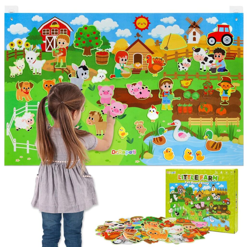 Montessori Felt Story Board Set - Farm