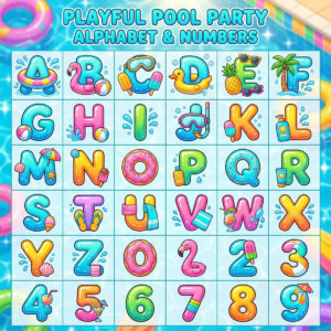 Round Alphabet Pool