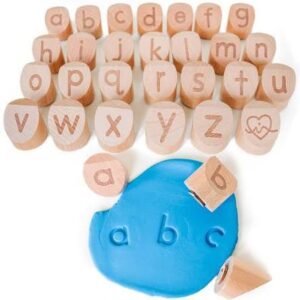 Alphabet Playdough Stamp
