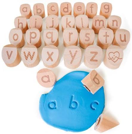 Alphabet Playdough Stamp