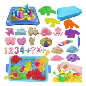 Kids Kinetic Sand Box with Shape Mold Model