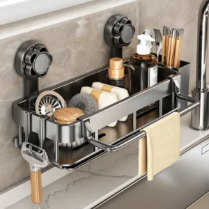 Wall-Mounted Multifunctional Storage Rack