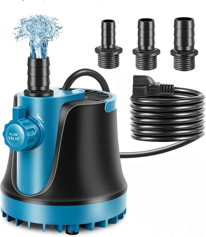 Adjustable Water Flow Submersible Fountain Pump