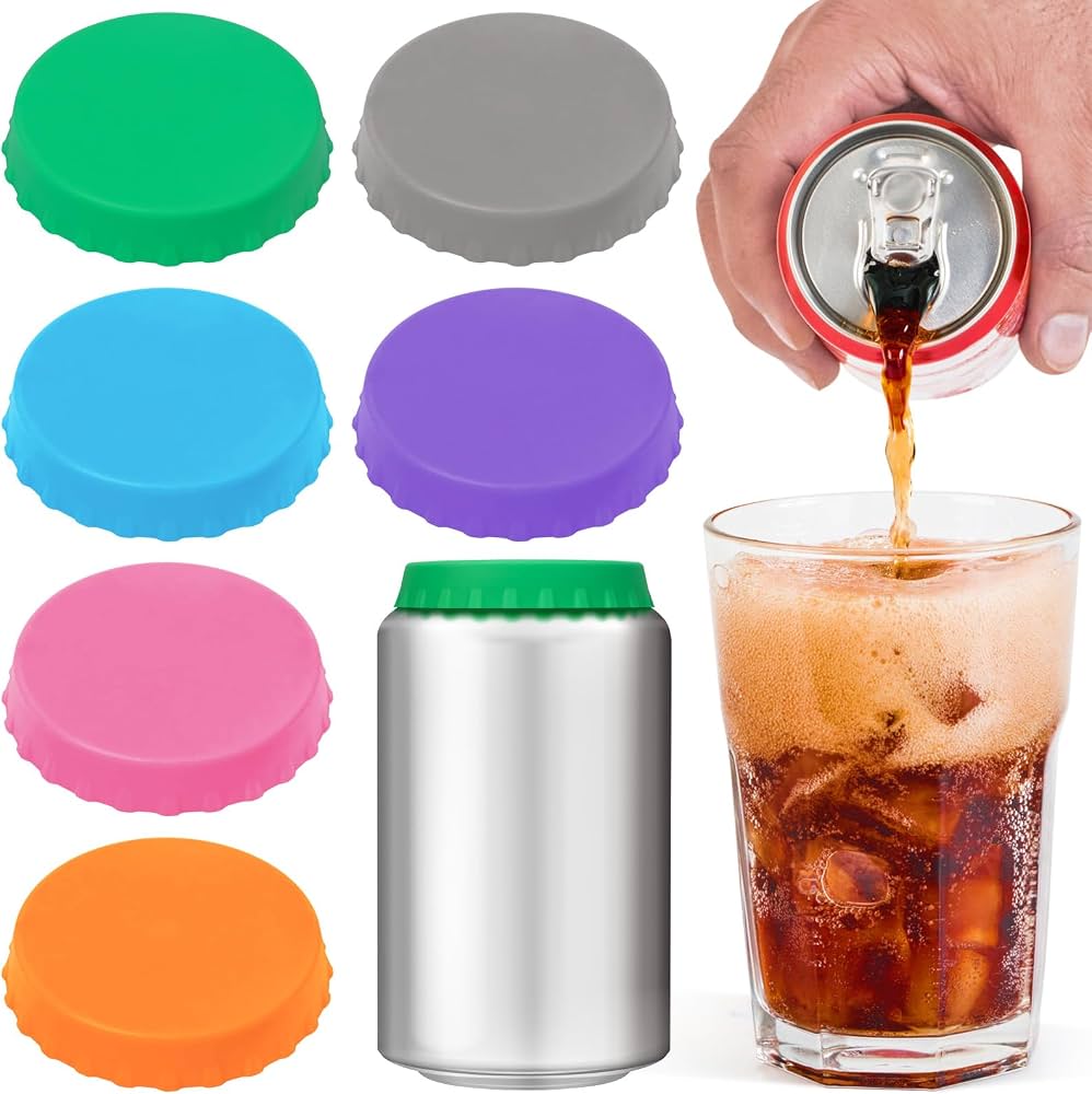 Leak-Proof Soda Can Silicone Lid - Set of 4