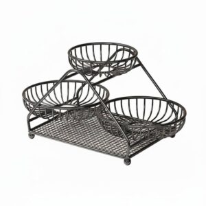 Multifunctional 3-Tier Fruit Basket Stand