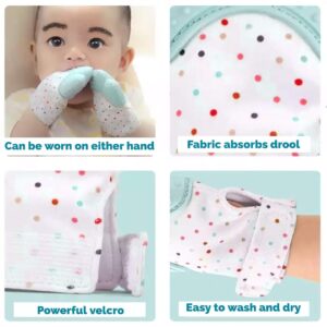 Baby Soft Teether Glove - Set of 2 - Blue