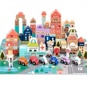 Wooden City Building Block Toy