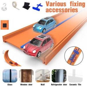 15 ft Flexible Double-Sided Racetrack Toy - Orange