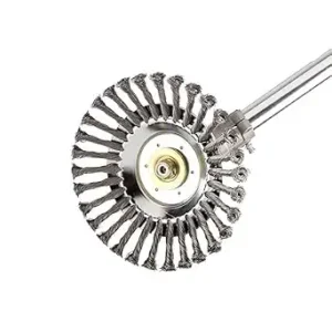 Indestructible steel wire grass trimmer head