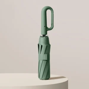 Ring buckle Umbrella  Sturdy Windproof  Travel Portable - Green