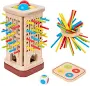 Wooden Pull Stick Puzzle Game