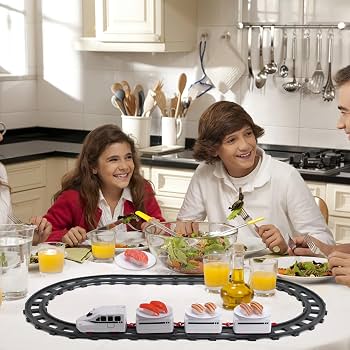 Rotating Serving Train Set