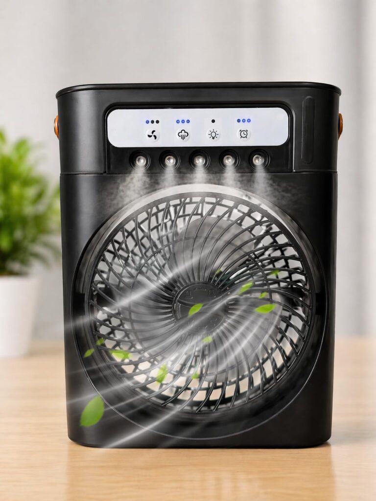 PORTABLE 4-IN-1 MINI AIR COOLER FAN