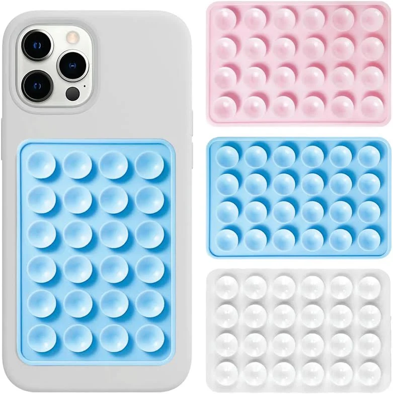 Non-Slip Silicone Suction Base Cup Holders (Set of 3)