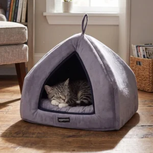 Cozy Cave-Style Cat Bed